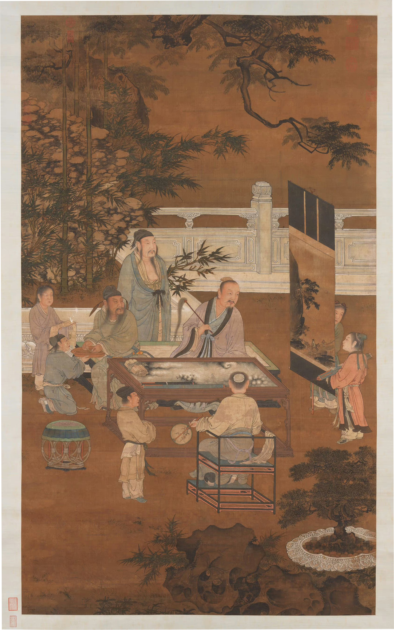 十八学士图-画