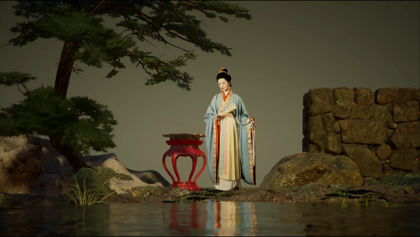 最终直播画面输出